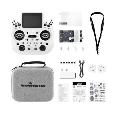Апаратура RadioMaster GX15 ELRS Gemini 2.4GHz з сенсорним IPS-дисплеєм 3.5", EdgeTX
