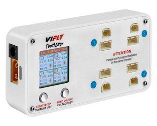 Зарядний пристрій VIFLY ToothStor 4 Port 2S (BT3.0 & JST-XH)