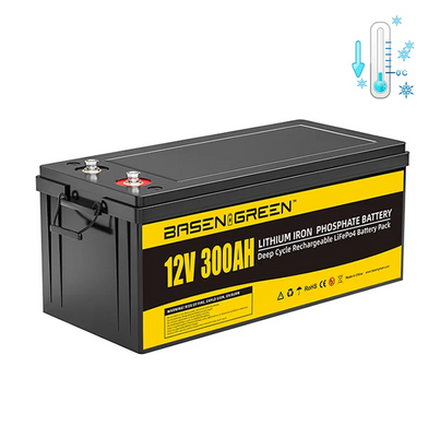 Акумулятор Basen Green 12.8V 300Ah 3840Вт*год LiFePO4 (BG12300)